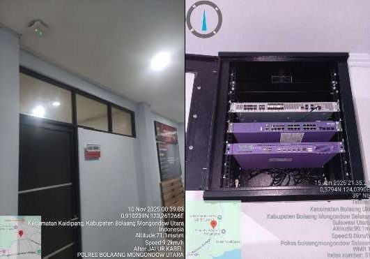 Instalasi Access Point PAM Polda & Polres