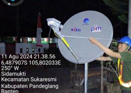Instalasi VSAT BAKTI Kominfo
